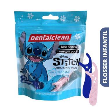 Imagem de Flosser Infantil Stitch  50 unidades  Dental Clean - Dentalclean