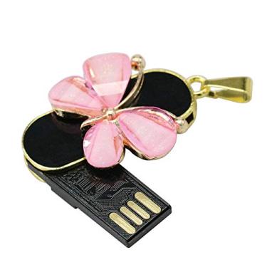 Imagem de 32 GB Rosa Modelo Borboleta Flash Drive Pen Drive USB Flash Drive Memory Stick Flash Disk Cartão Flash Stick USB Pen Drive