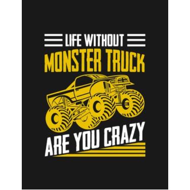 Imagem de Notebook: Monster Trucks Big Trucks 10: Journal Planner, 8.5x11 100 Pages Appreciation and Gratitude Gift For Loved one