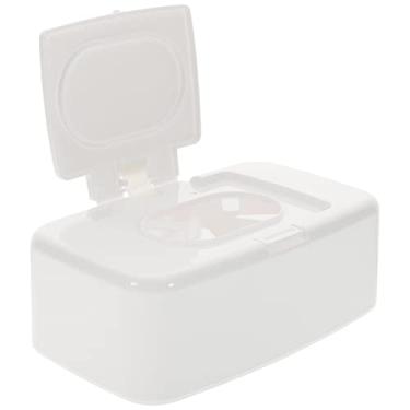 Imagem de Porta-dispensador caixa de armazenamento de plástico para lenços umedecidos guardanapo recipiente de lenços umedecidos para casa cozinha escritório