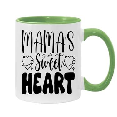 Imagem de SpreadPassion Caneca de café Mamas Sweet Heart, presente para namorado e namorada, ideia de presente de dia dos namorados, presente para marido e esposa, ideia de presente de aniversário do dia dos