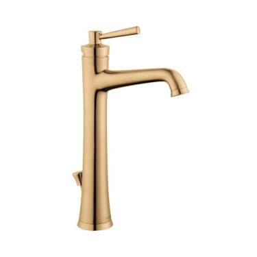 Imagem de hansgrohe Joleena - Torneira para pia de banheiro com furo de 33 cm de altura em bronze escovado, 04772140