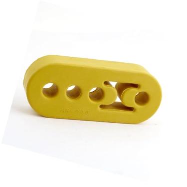 Imagem de Hihaha Bucha de suspensão de escapamento de borracha amarela com 4 furos para veículos, carro, 4 furos, material durável