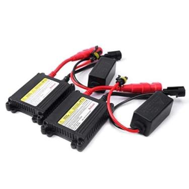 Imagem de Troniz Balastro HID Xenon 35W DC 12V Substituição universal para H1 H3 H4 H7 H11 H13 9005 9006 9007 5202 880, pacote com 2