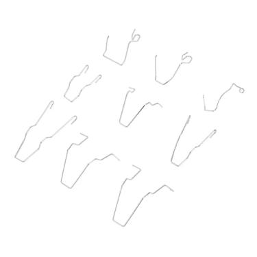 Imagem de Conjunto de Clipes de Suporte de Lâmpada de Feixe de Mergulho Universal de Aço Inoxidável para Lâmpadas H1 H3 H4 H7 9pcs