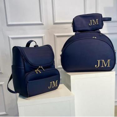 Imagem de Kit Bolsa Maternidade  3 Peças Personalizado - Eduardita Baby