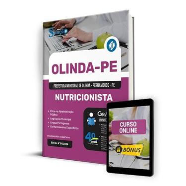Imagem de Apostila Prefeitura de Olinda - PE 2024 - Nutricionista - Editora Solu