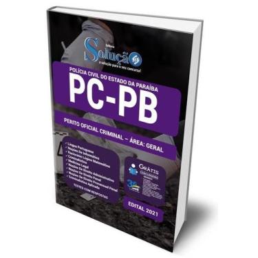 Imagem de Apostila PC-PB - Perito Oficial Criminal - Área: Geral - Editora Soluç