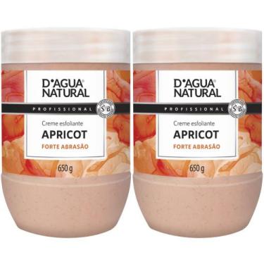 Imagem de 2 Creme Esfoliante Forte Abrasao Apricot 650g D'agua natural - D'Água 