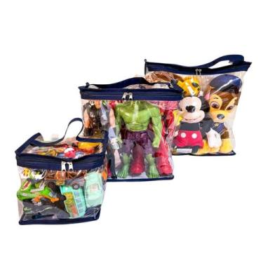 Imagem de Caixa, Bolsa, Bag Bloco Organizador de Brinquedos G 40X40X15 - BOM CLO