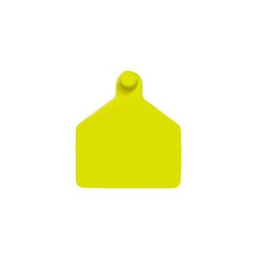 Imagem de V Brinco Bovino Medio Liso Amarelo 50pç - Crisan