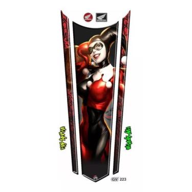 Imagem de Adesivo Cg125 150 160 Tankpad Faixa Resinado Coringa s - Resitank