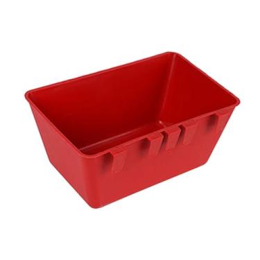 Imagem de Generic Suporte de Alimentação para Aves com Recipiente de água para Ganso E Peru, Vermelho