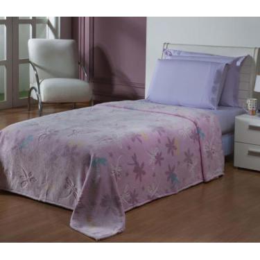 Imagem de Cobertor INFANTIL estampado BRILHA NO ESCURO manta flannel  - SAFIRA E