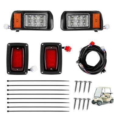 Imagem de FIXHAWK Kit de luz de cabeça de LED Club Car DS Conjunto de farol e luz traseira