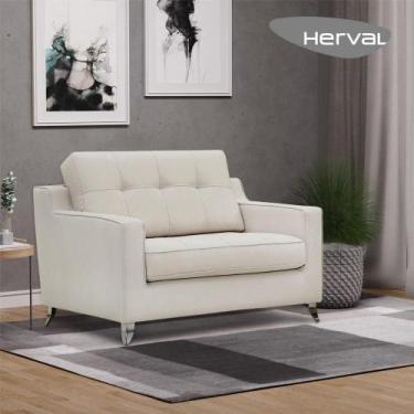 Imagem de Poltrona de Aproximação Herval Cross, Linho Cru