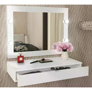 Imagem de Penteadeira Camarim Suspensa Pe2004/2006 Branco Branco