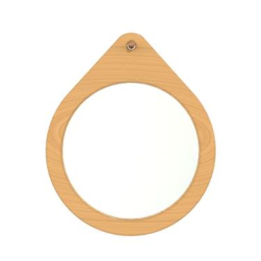 Imagem de Espelho Decorativo Flat Wood Freijó 60cm