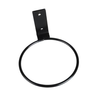 Imagem de Generic Suporte de vaso de flores para suporte de anel de anel de alcance de parede de parede de parede de metal cesto de plantador de plantas de de, Interior Dia 10.2cm