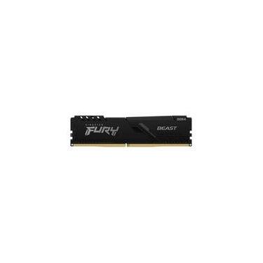 Imagem de Memória RAM Kingston Fury Beast, 16GB, 3600MHz, DDR4, CL18, Preto - KF436C18BB/16