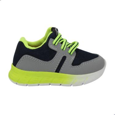 Imagem de Tênis Bebê Molekinho Azul Marinho/Cinza