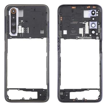 Imagem de Acessórios telefônicos Para Realme X3 / X3 SuperZoom RMX2142, RMX2081, RMX2085, RMX2083, RMX2086 Placa de moldura do moldura médio original (azul) Substituição do telefone celular