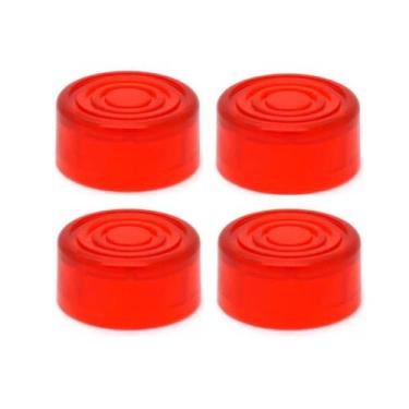 Imagem de 4 Botões Protetor Night Glow Footswitch Pedal Topper red - eleven