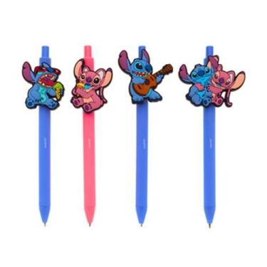 Imagem de Caneta Retratil Stitch 1,0mm Escrita Azul - Molin