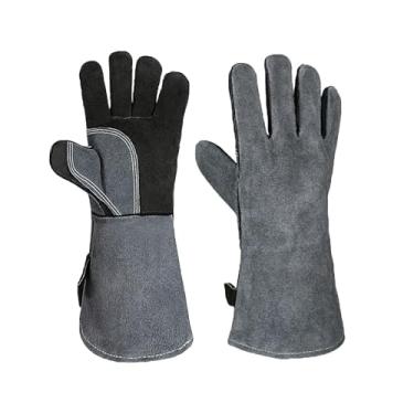 Imagem de ＡＷＨＡＯ Luvas de soldagem para churrasco e trabalho com proteção de manga longa