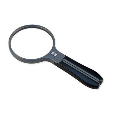 Imagem de Amplificador Carson SplitHandle portátil ou mãos livres 2X com lentes de 3,5 pontos e alça de pescoço para artesanato, hobby, costura, inspeção, leitura e tarefas (HF-11)