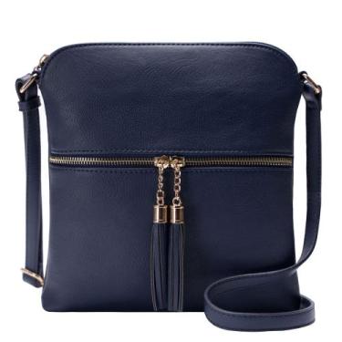 Imagem de Bolsa tiracolo Solene Lightweight Medium para mulheres, azul marinho