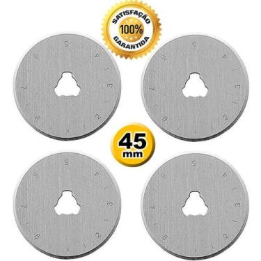 Imagem de 04 Discos Refil Lamina Do Cortador Circular Patchwork 45mm Pro - Evolv