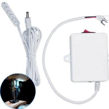 Imagem de 04 Luminaria 06 Lampada Led Palito Magnetico Maquina Costura - Evolver