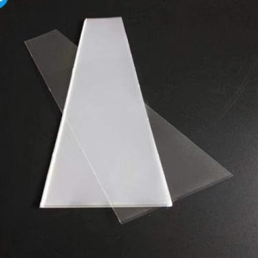 Imagem de 100 peças de plástico transparente para buquê de flores, manga transparente, celofane rosa, embalagem de celofane, sacos de celofane para o dia dos namorados, artigos de papelaria e materiais de