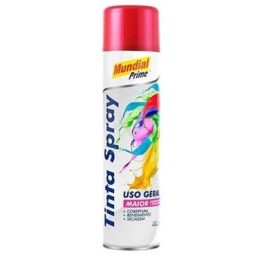 Imagem de Tinta spray 400ml mundial prime metalica vermelho - AEROFLEX