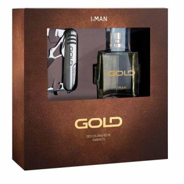 Imagem de Kit Gold Ciclo Cosméticos -Perfume Masculino Deo Colônia + Brinde, Kit