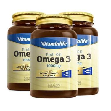 Imagem de Ômega 3 Óleo de Peixe 1000mg 90 Cápsulas Diversas Quantidades Vitamin 