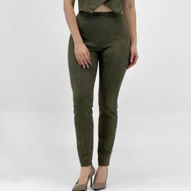 Imagem de Calça Bana Bana Montaria Skinny em Suede Feminina-Feminino
