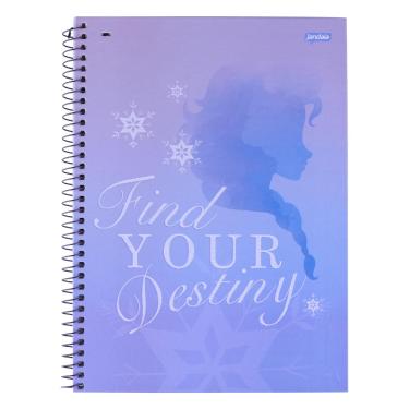 Imagem de Caderno Capa Dura Universitário Frozen 1 Matéria 80 Folhas Jandaia