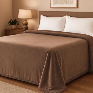 Imagem de Coberdrom Queen Aveludado Sherpa Manta Soft Dupla face BF Colchoes