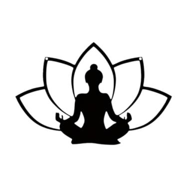 Imagem de XLWLLNJ Enfeite de parede de metal para pendurar, decoração de casa, decoração de parede para quarto e banheiro