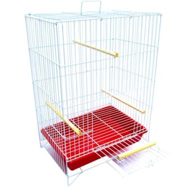 Imagem de Papagaios, Ringnecks, Gaiolas para papagaios (Vermelho)