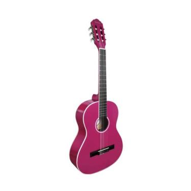 Imagem de Violão acústico giannini nylon clássico start estudo n-14, ROSA BRILHA