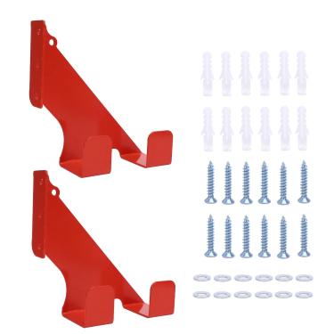 Imagem de Motosserra Wall Mount, Embalagem de 2 Multifuncional Rack de armazenamento de motosserras, Suporte de motosserra resistente de aço de liga para Garagem Galpão Armazenar Workshop