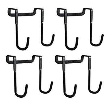 Imagem de Envibe Ganchos de porta de chuveiro, ganchos de toalha, ganchos de rodo de chuveiro, gancho de armário, ganchos de porta para banheiro porta de chuveiro de vidro sem moldura (máximo de 2 cm de