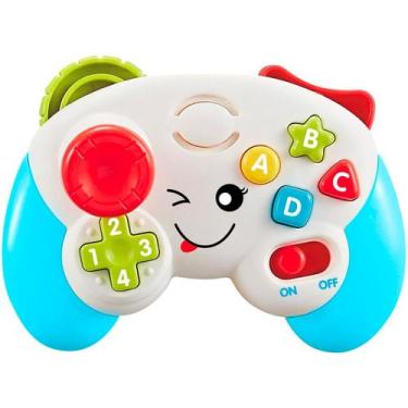 Imagem de Brinquedo Pedagógico Controle Baby Com Botões Sons E Luzes Para Bebês 