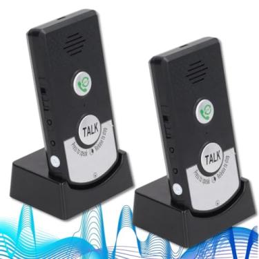 Imagem de Sistema de intercomunicação para casa, intercomunicador de voz bidirecional sem fio, sistema de intercomunicação residencial superlongo alcance intercomunicador sistema de campainha para escritório