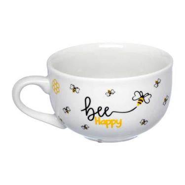 Imagem de Xícara Chá c/Pires de Porcelana Honey 160ml Hauskraft