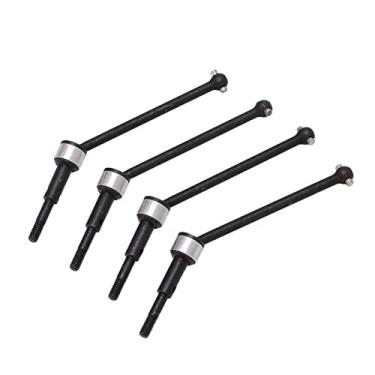 Imagem de 4pcs RC traseiro dianteiro CVD Kit de eixo de acionamento de aço, eixo traseiro da tração traseira RC para Blackout Redcat XTE XBE SC Série 1/10