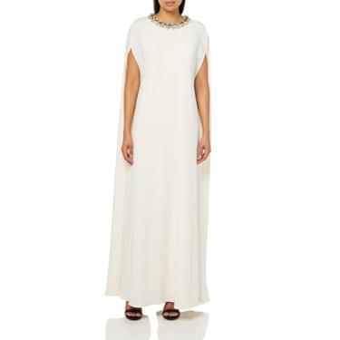 Imagem de Trina Turk Vestido feminino de baile de máscaras 2, Branco de inverno, G